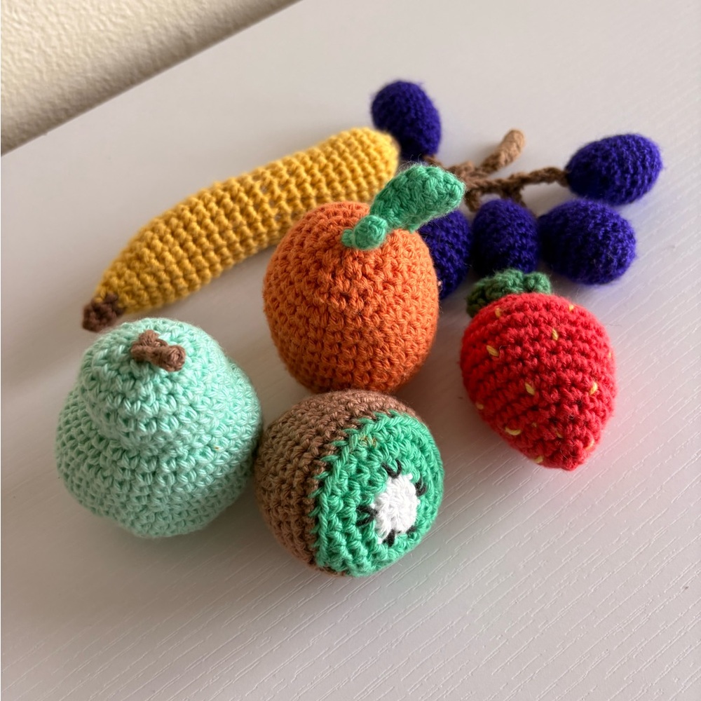 Handcrafted Crochet Fruit Toy Collection - Picture 2 of 6